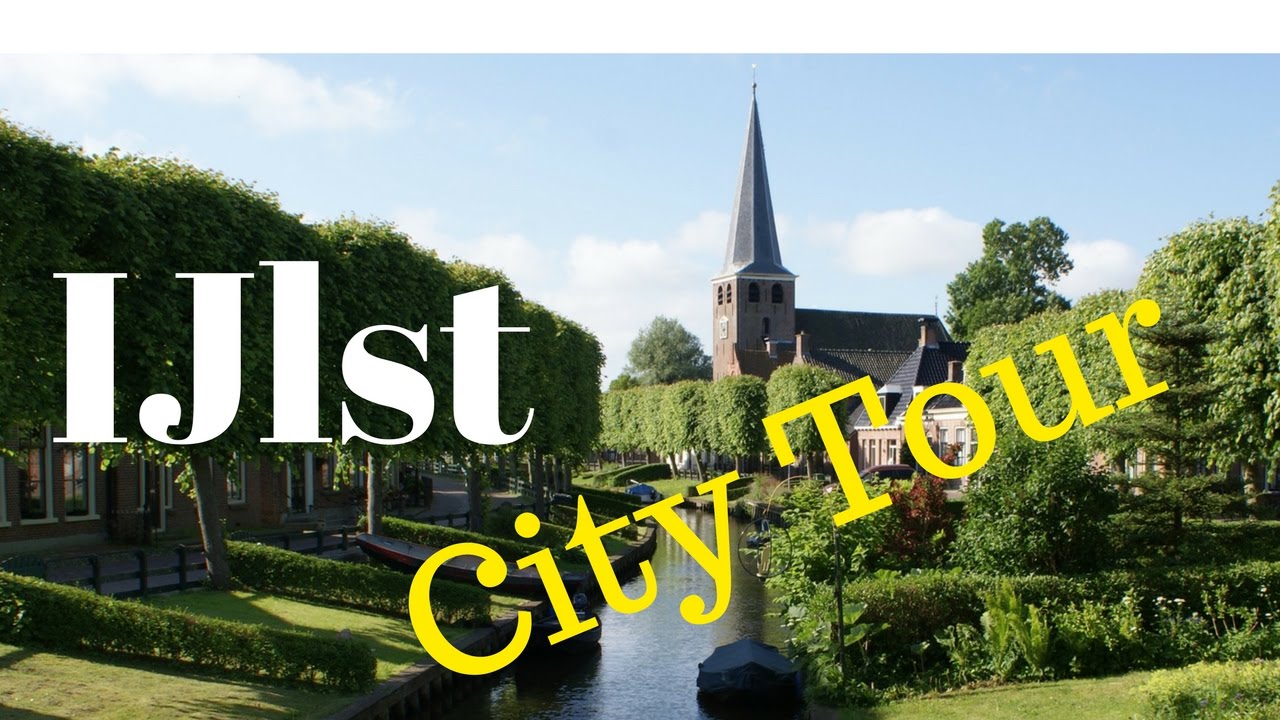 IJlst (Drylts), Friesland (Fryslan), The Netherlands.. City Tour (Cycling) GoPro