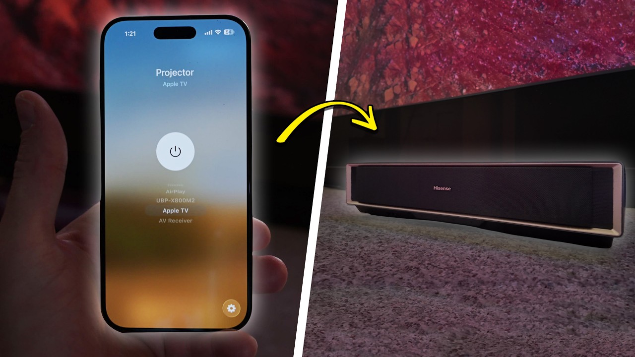 Тестирование проектора Hisense PT1 с Apple Home.