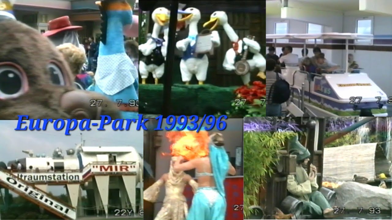 Europa-Park 1993 und 1996 #europapark #freizeitpark #themepark