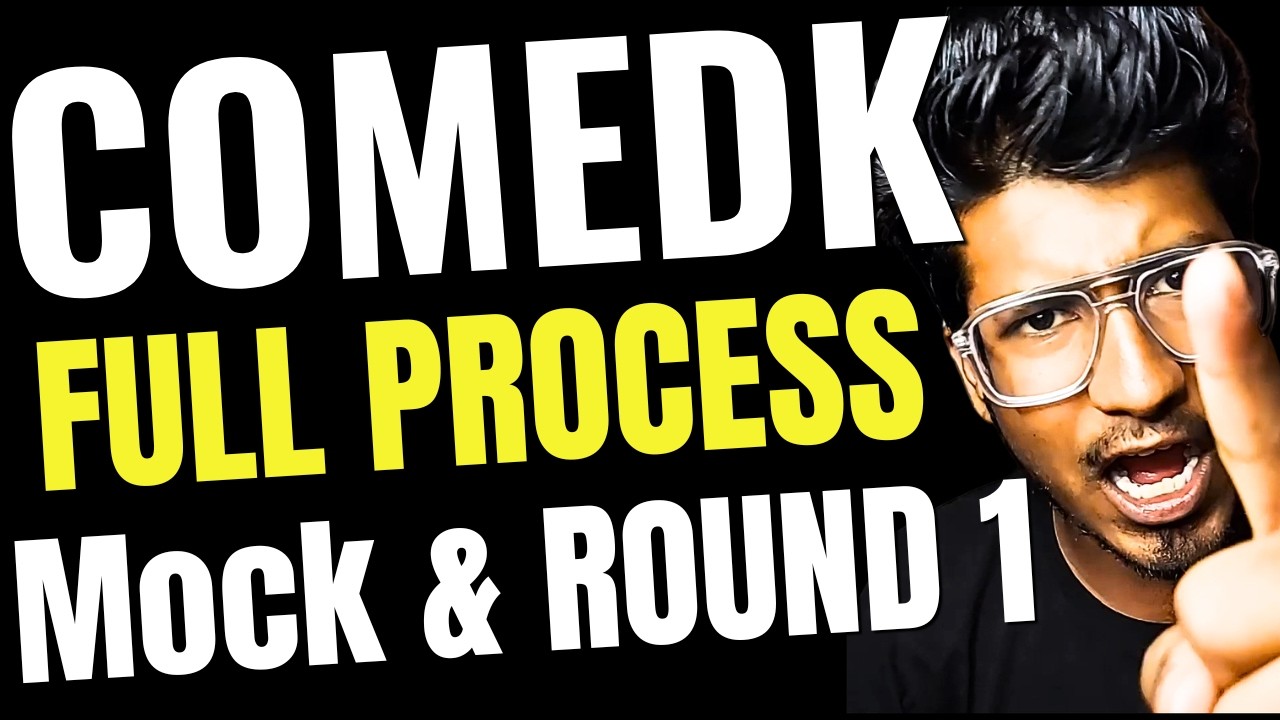 COMEDK 2026 | Mock Round & Round 1 Process of COMEDK Counselling