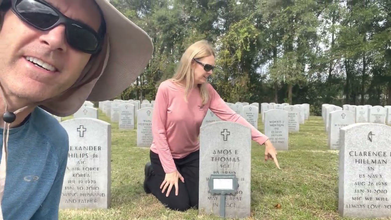 Florida National Cemetery TOUR in 4K | Bushnell, FL | Gloria & Amos Thomas