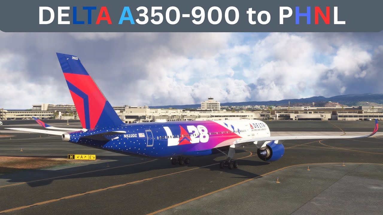 Flight from KLAX to PHNL | INI A350-900 | MSFS2024