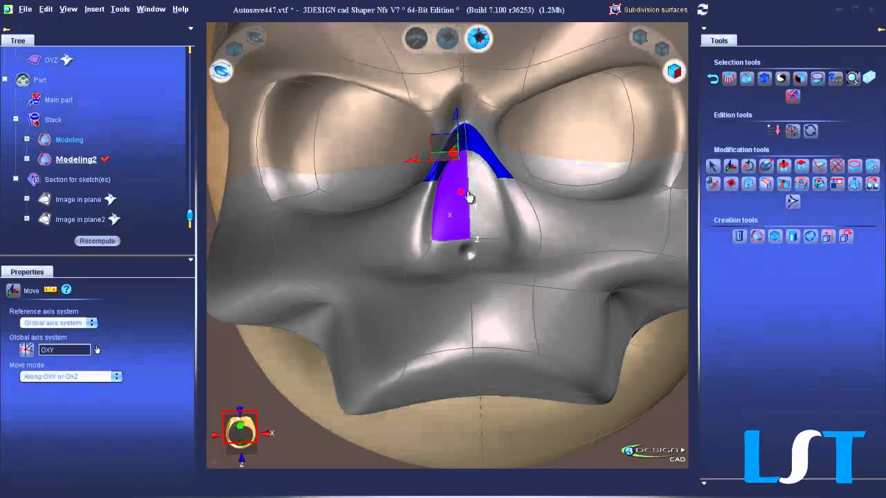 3Shaper Smiling Skull