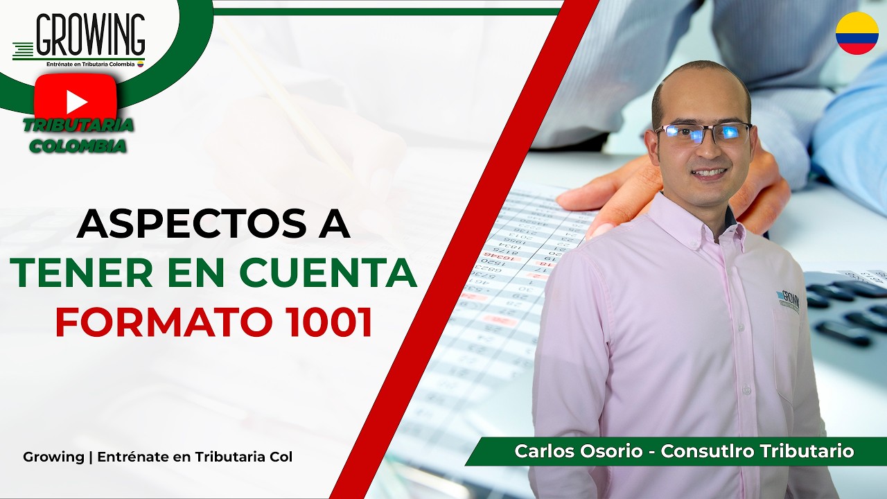 Formato 1001 - Aspectos a tener en cuenta