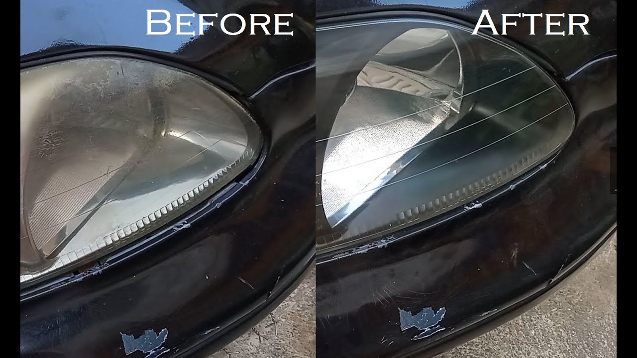 Headlight Restoration and Modification - Honda Civic 96 bigote