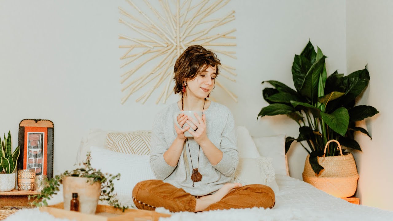 cozy 7 minute meditation for peace & stillness
