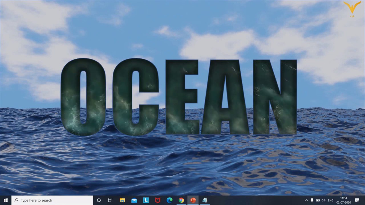 Text Effect in PowerPoint  2020 | PowerPoint 3d Text Effect Text Effect on Video
