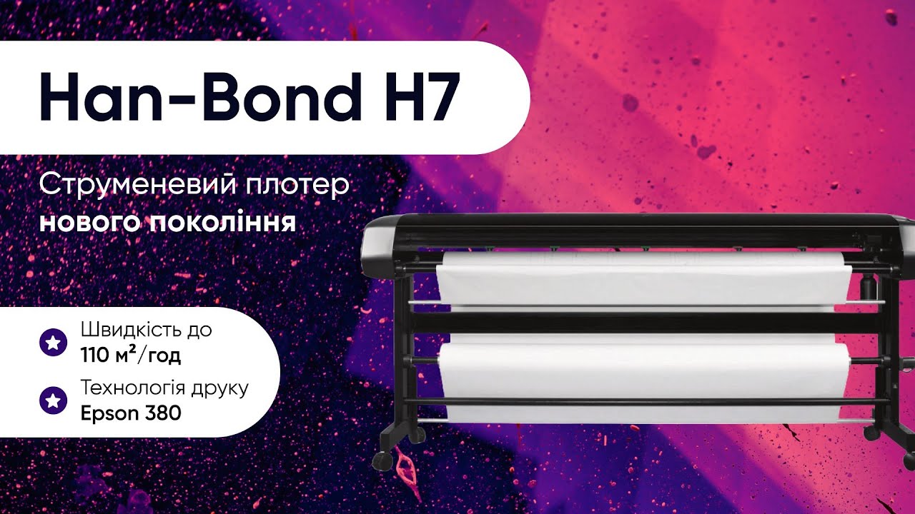 HAN BOND H7: струменевий плотер нового покоління