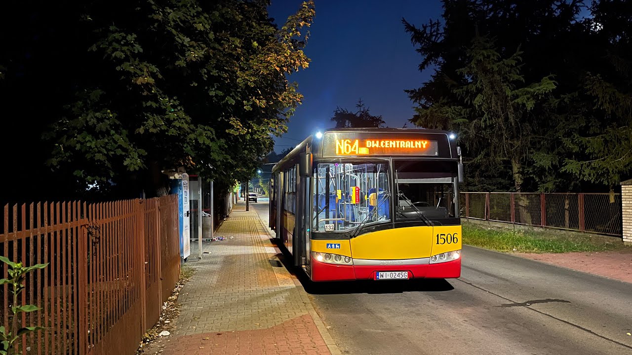 ↯ Solaris Urbino 12 III #1506 (MZA Warszawa) [🚍N64] ♪ ZF ♪ ↯