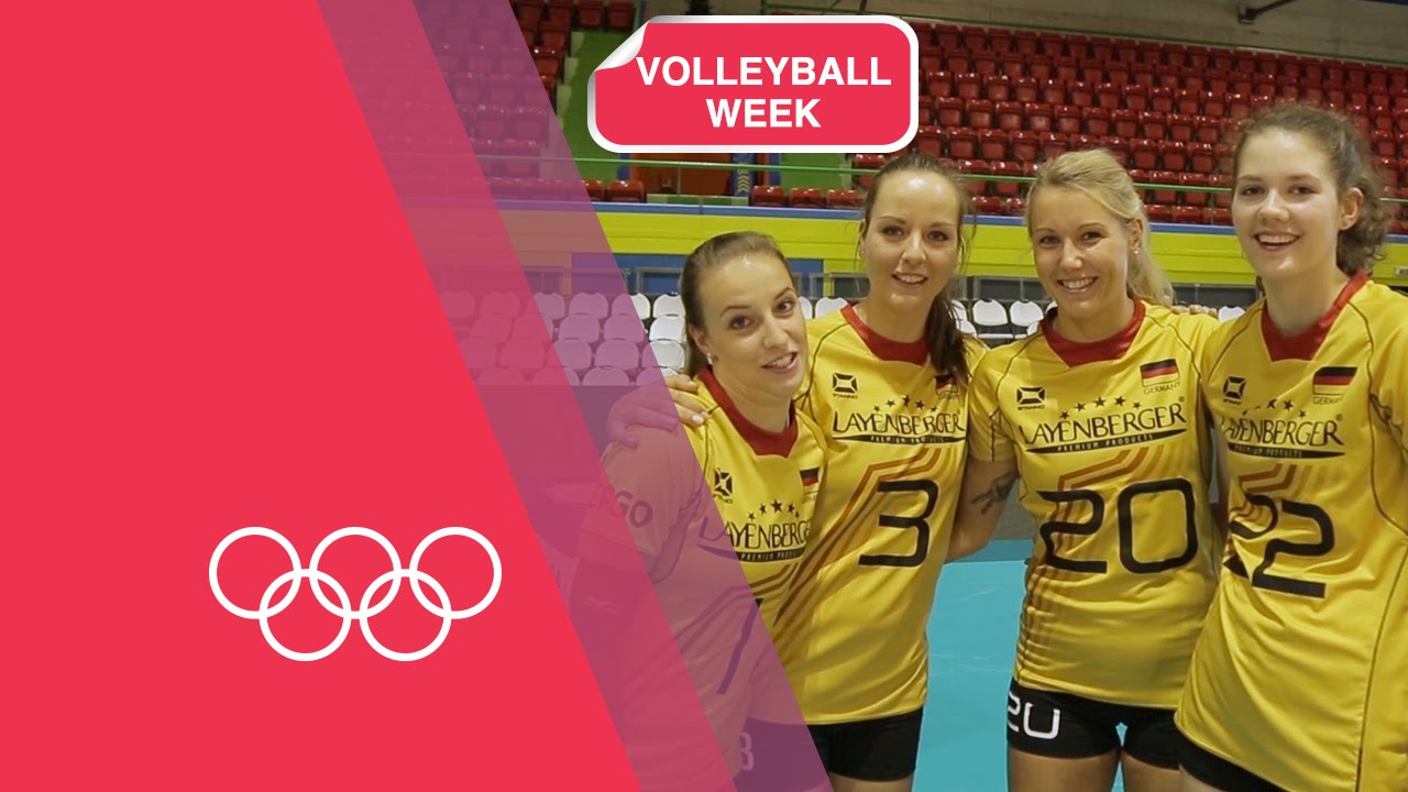 Volleyball Serving Challenge with Germany Women's Team | Volleyball Week