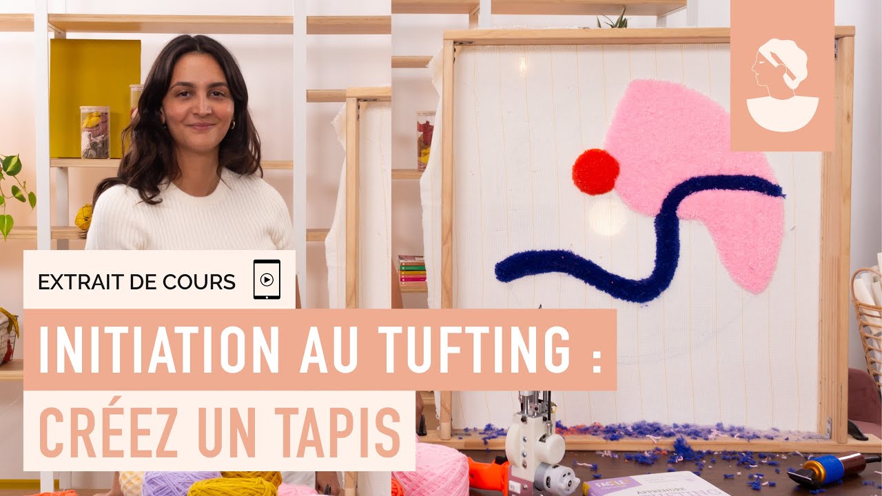 Extrait gratuit: Initiation au tufting : créez un tapis