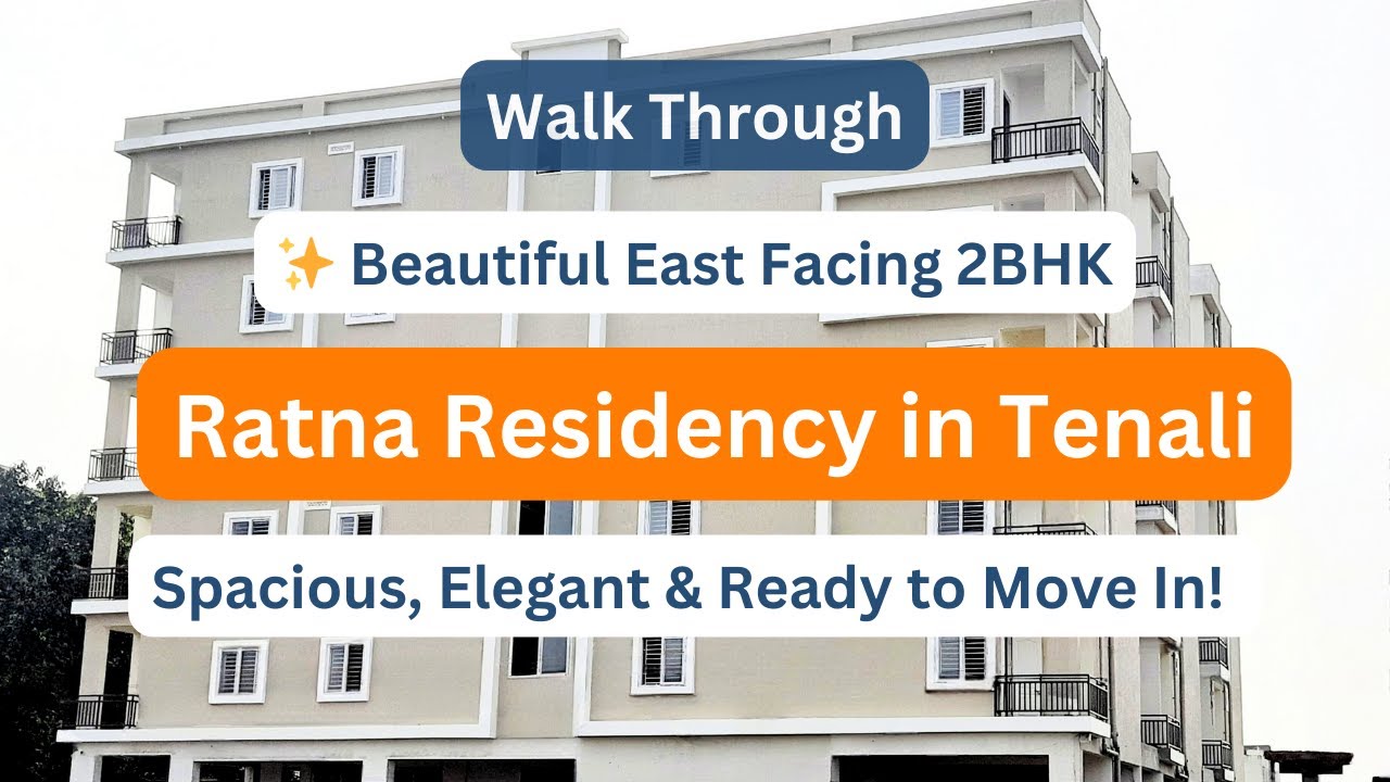 Walk Through This Beautiful EAST Facing 2BHK in Tenali! Spacious, Elegant & Ready to Move In!
