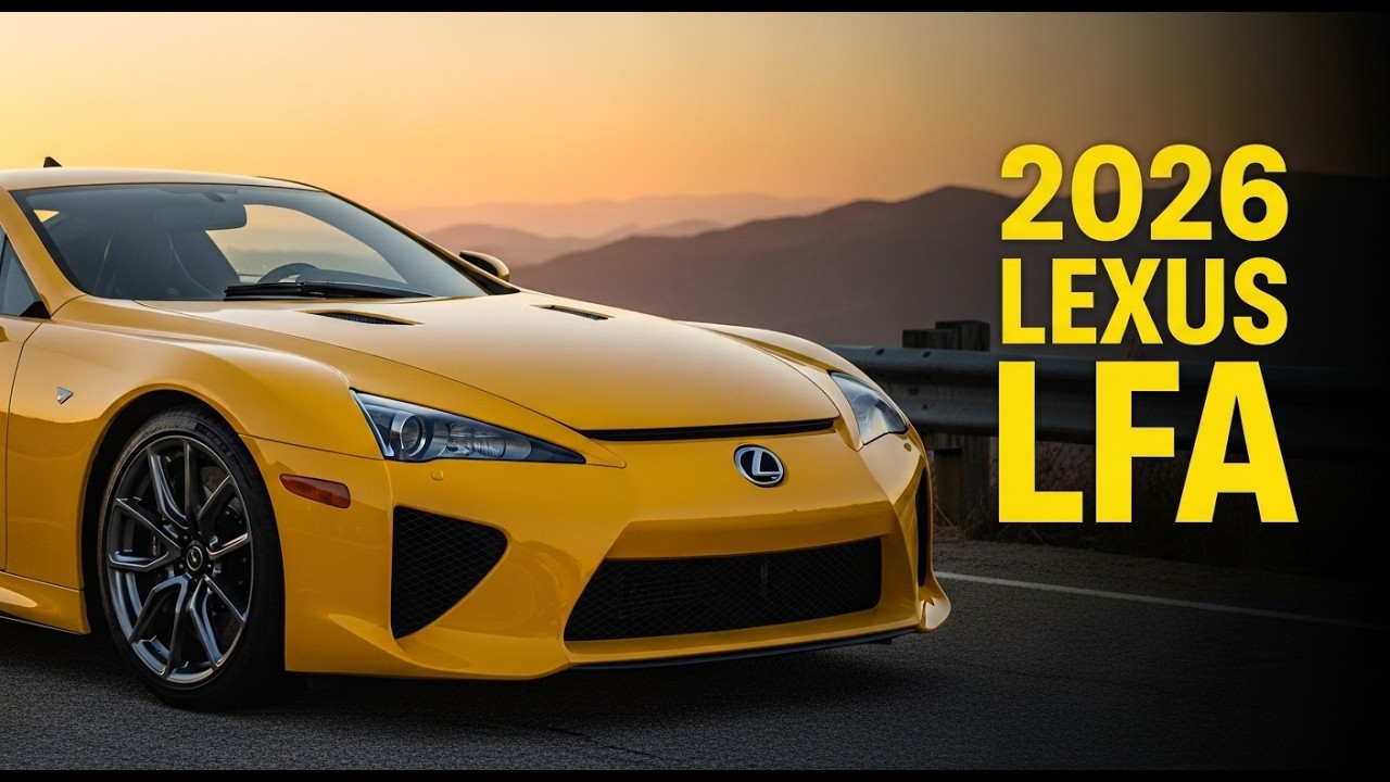 2026 Lexus LFA Is BACK? First Look at the New V10 Supercar!