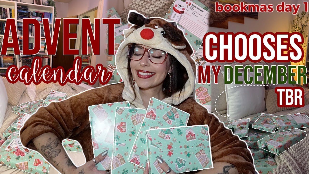 Мой выбор адвент-календаря на декабрь, который будет опубликован 🗓️🎁☃️ | 1-й день книжных масок
