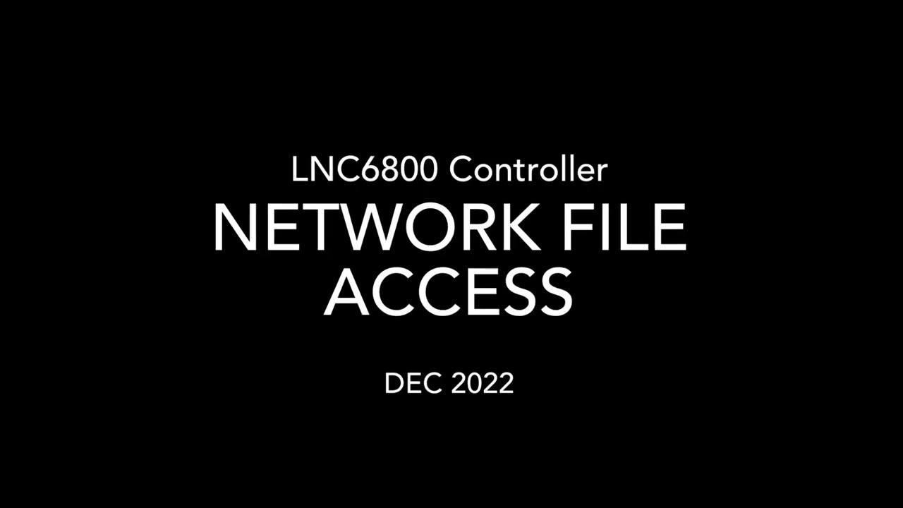 LNC6800 Network files