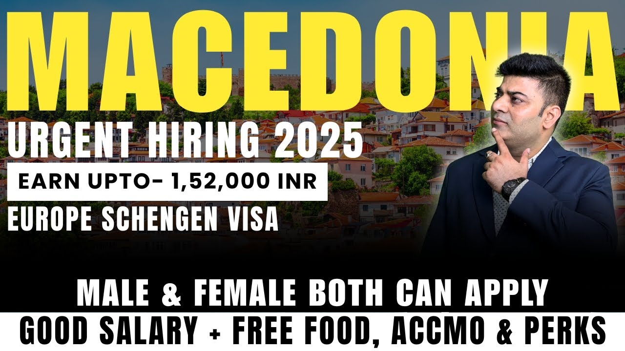 URGENT HIRING for Macedonia | Hotel Jobs Abroad | Indians & Nepalis Can Apply |  Europe Hiring 2025