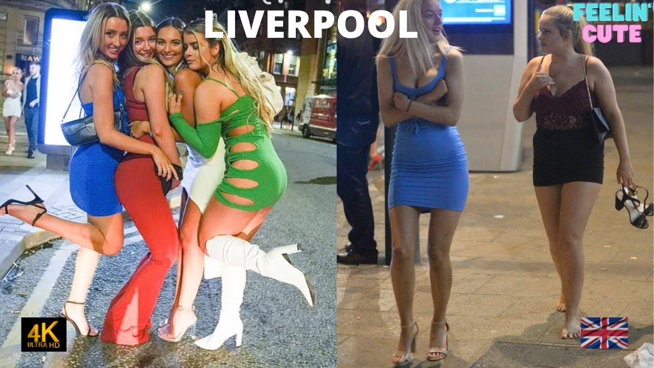 LIVERPOOL WALKING TOUR NIGHTLIFE 4K