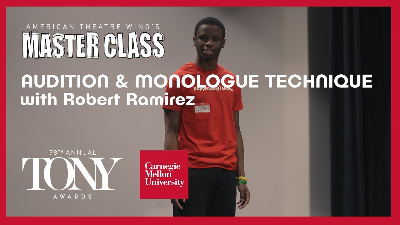Audition & Monologue Technique | Carnegie Mellon University |The Wing's Master Class Series