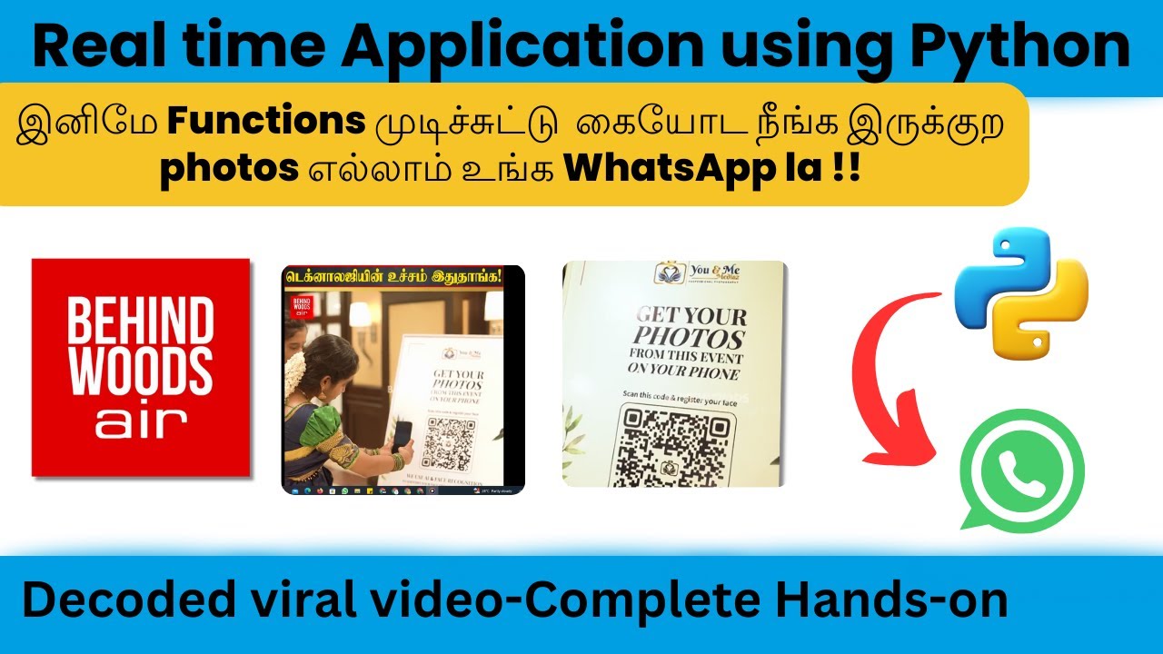 Face Recognition project using python with handson in tamil #hopeai #ai