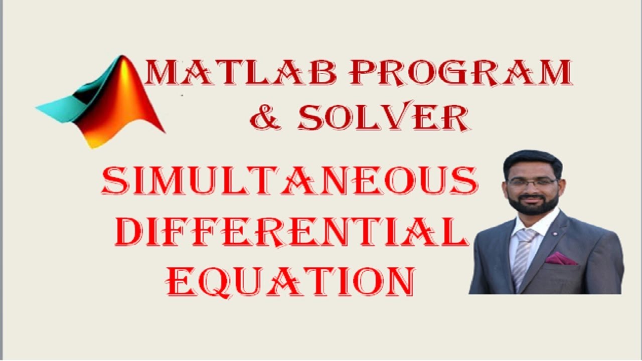 Numerical | MATLAB Program | Solver for simultaneous differential equation using RK2 method