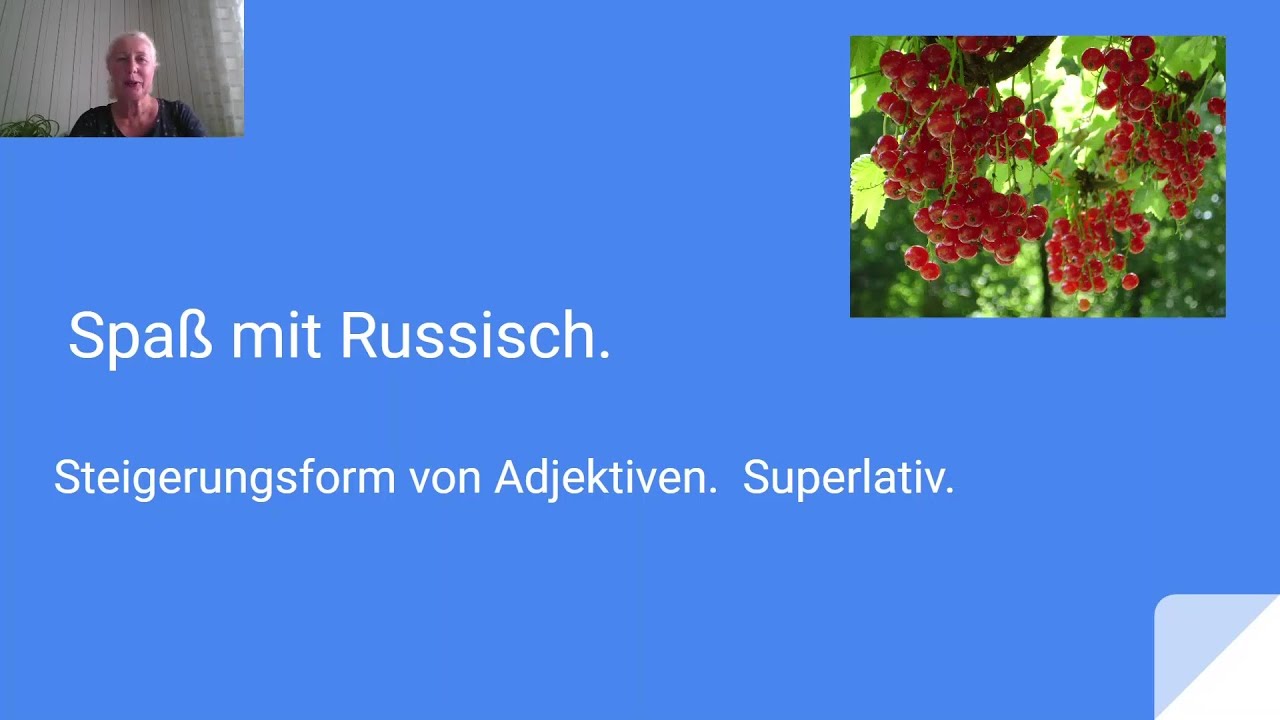 Spaß mit Russisch. Steigerungsform von Adjektiven. 4. Superlativ.