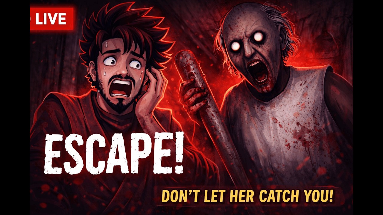 KYA AAJ HUM ESCAPE KR PAAENGE #granny #viral #virallive