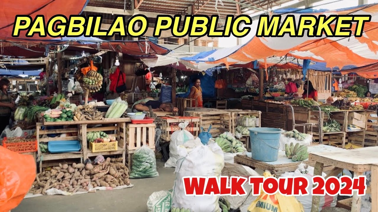 PAGBILAO PUBLIC MARKET | Walk Tour 2024 | Pagbilao Quezon