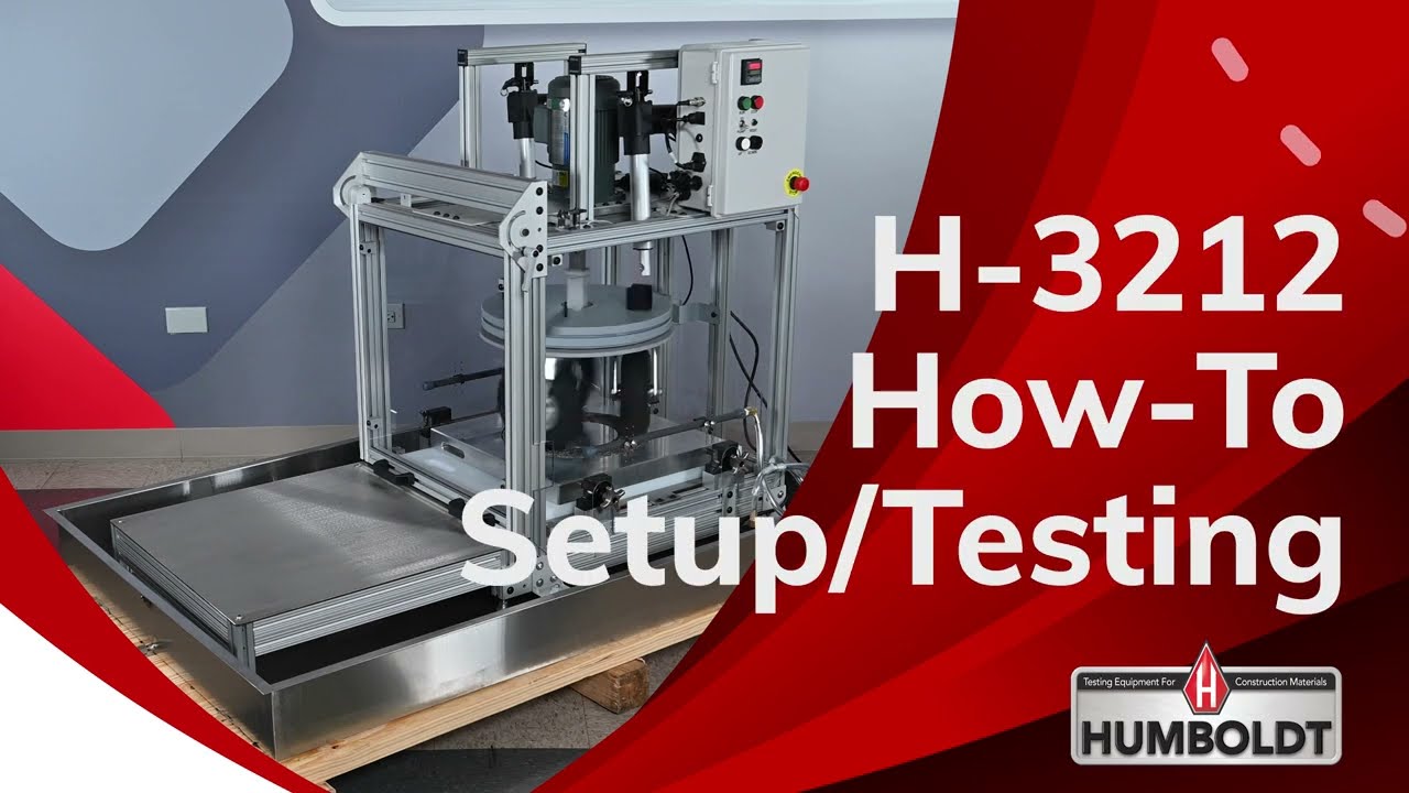 Humboldt H-3212 Three Wheel Polishing Device Setup & Testing How-To - Asphalt Pavement Traffic Sim