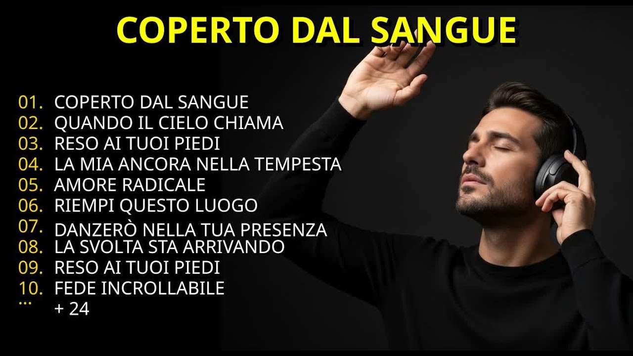 COPERTO DAL SANGUE | MIGLIORI CANZONI DI ADORAZIONE CRISTIANA 2025