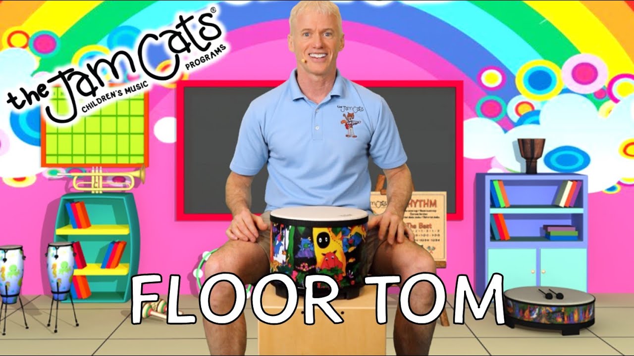 Easy Drum Lesson for Kids - Floor Tom | Music Instruments #30 | The Jam Cats Music