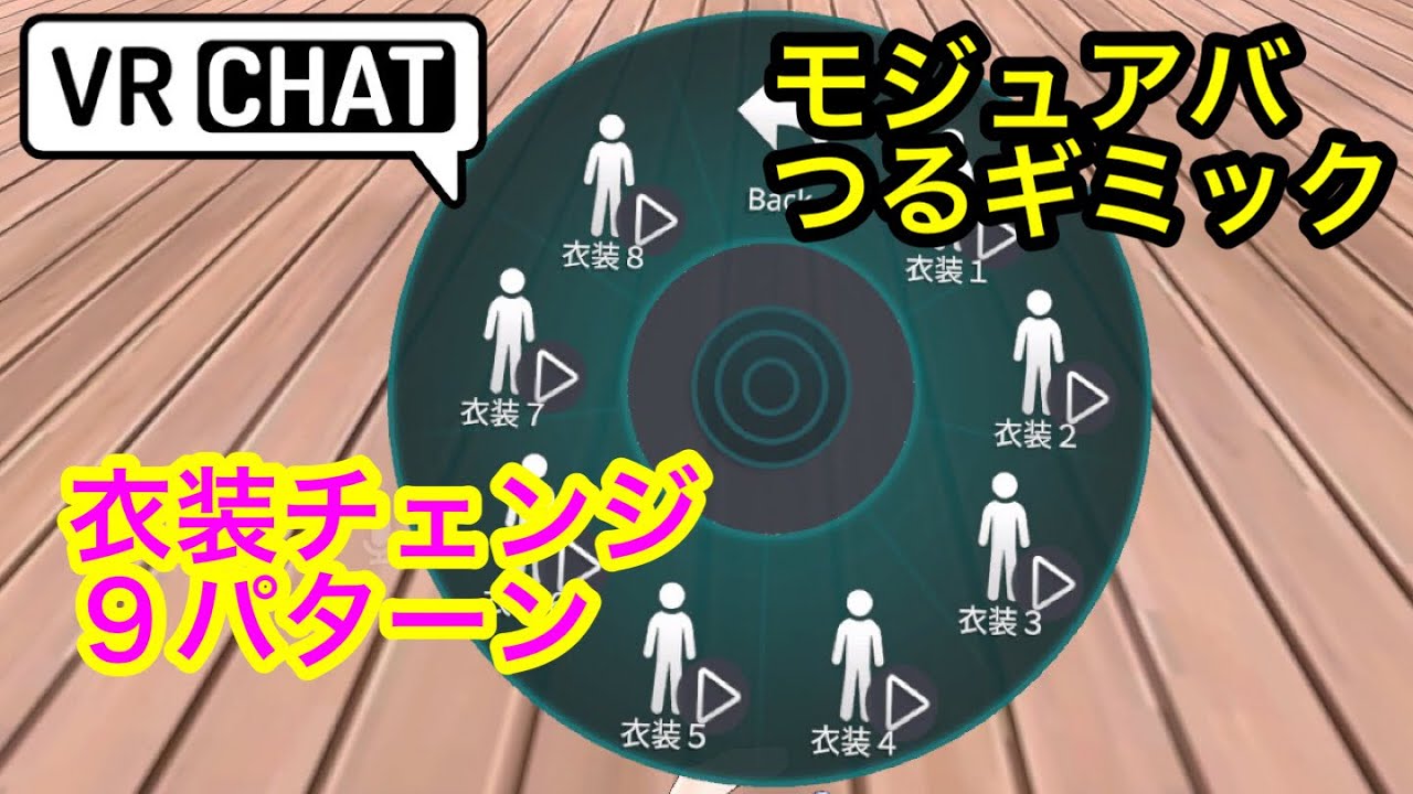 【Modular Avatar】衣装チェンジギミック