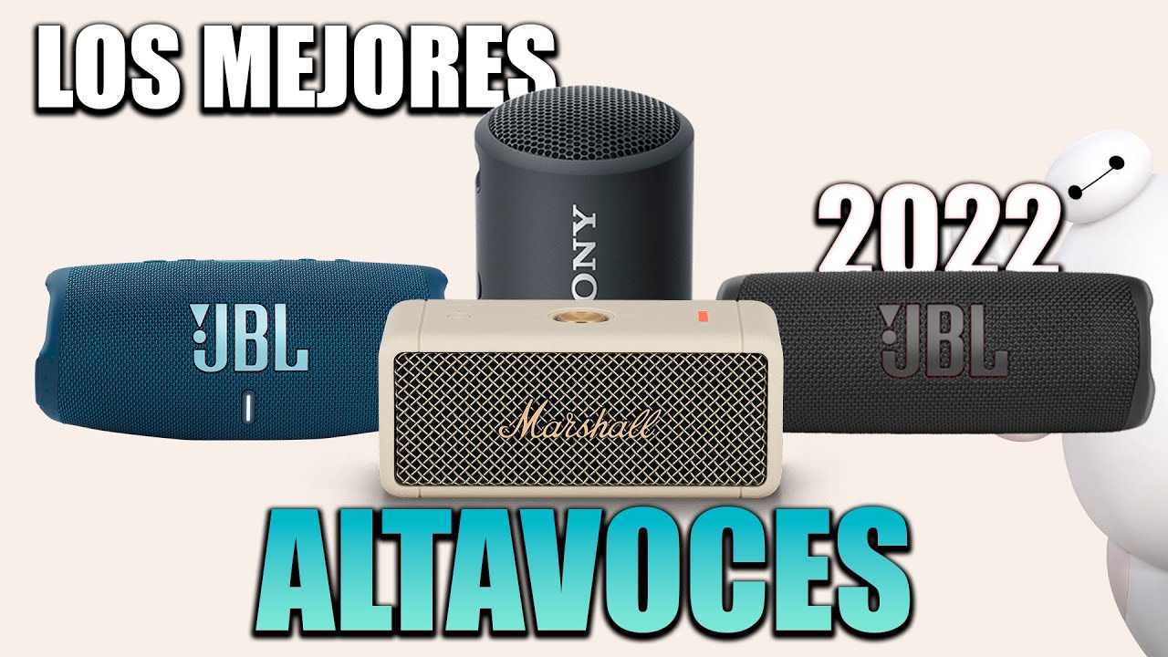 Los 6 MEJORES ALTAVOCES BLUETOOTH CALIDAD PRECIO de 2022