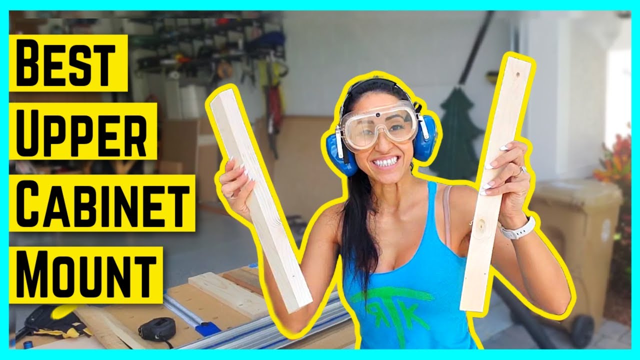 How to Build a French Cleat for Upper Cabinets with a Track Saw 🤯BEST MOUNT EVER!