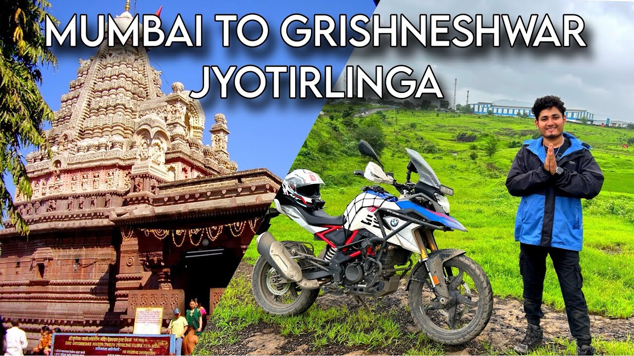 Mumbai to Grishneshwar Bike Ride || Shri Grishneshwar Jyotirlinga Ellora 2024 | On BMW | Moto Vlog