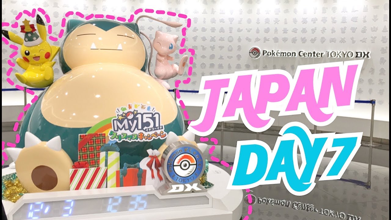 POKEMON CENTER TOKYO DX TOUR, POKEMON CAFE + MERCH HAUL! | Japan Vlog Day 7