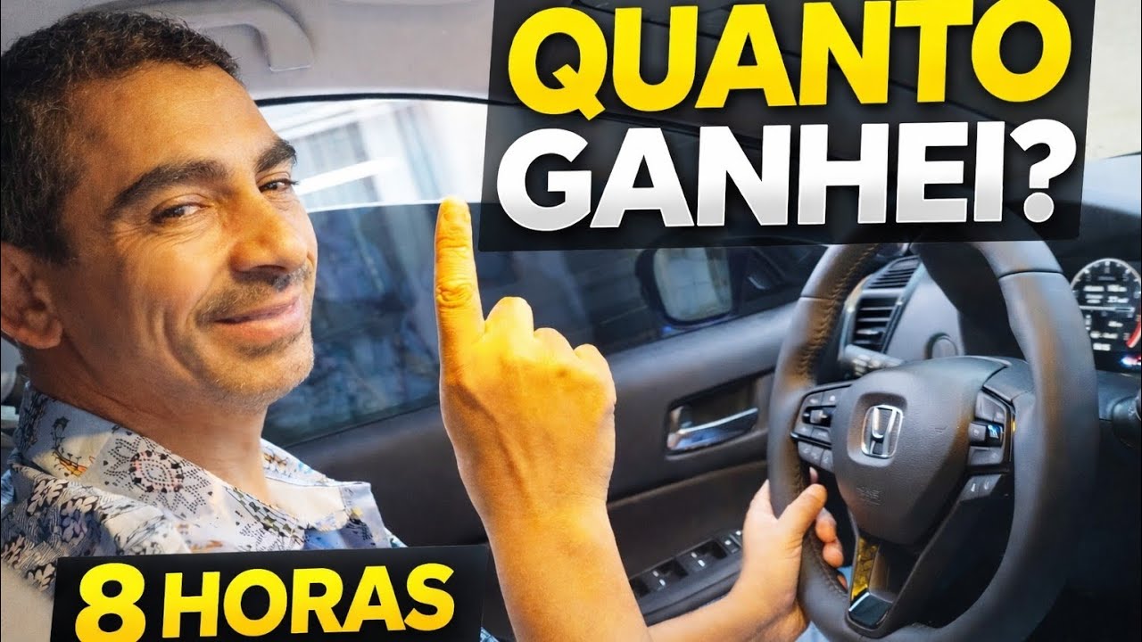 Quanto Ganhei Trabalhando 8 Horas de Uber em São Paulo? 🚗💰#uberbrasil #uberbrasil #1000subscriber
