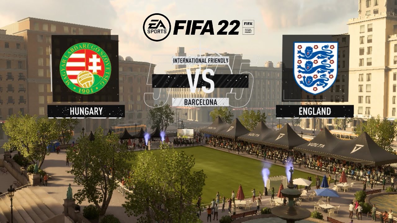 FIFA 22 HUNGARY vs ENGLAND FUTSAL VOLTA FOOTBALL