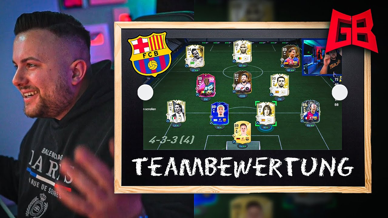 Der BESTE PLAYSTYLE in EA FC 25! 🥇 GamerBrother BEWERTET sein BARCA LEGENDS WL TEAM 😱