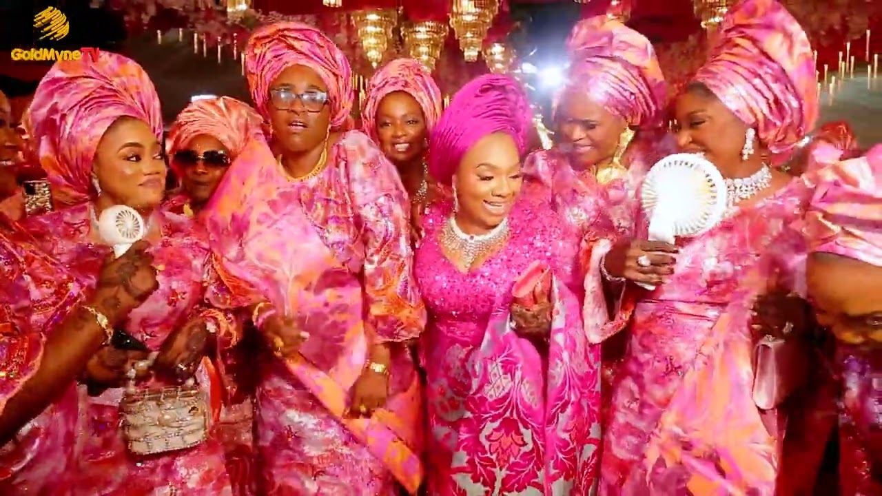 GLAMOUR MOMENT AT THE WEDDING RECEPTION OF AISHA BELDORE & ABDULMALEEK IBRAHIM IN ILORIN