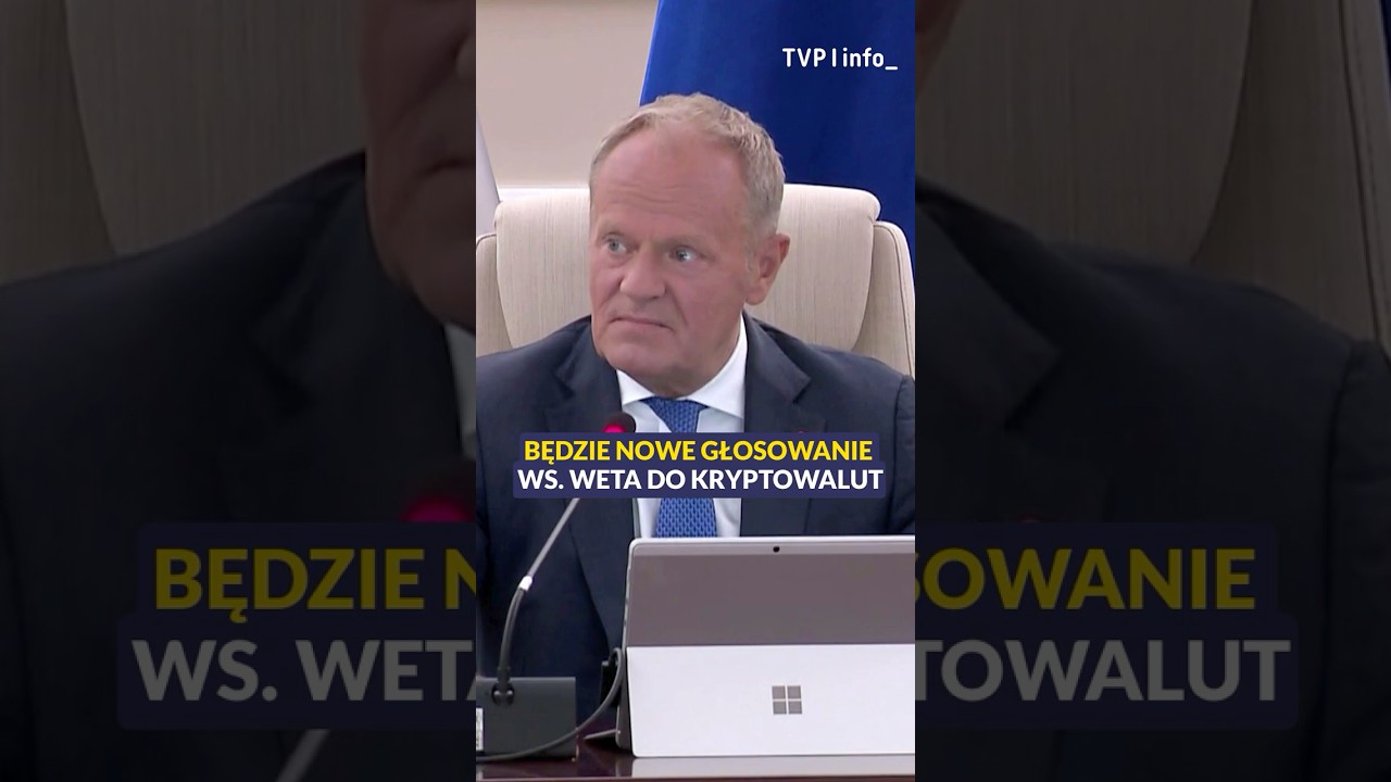 Tusk: będzie nowe głosowanie ws. weta do kryptowalut #polityka #polska #shorts
