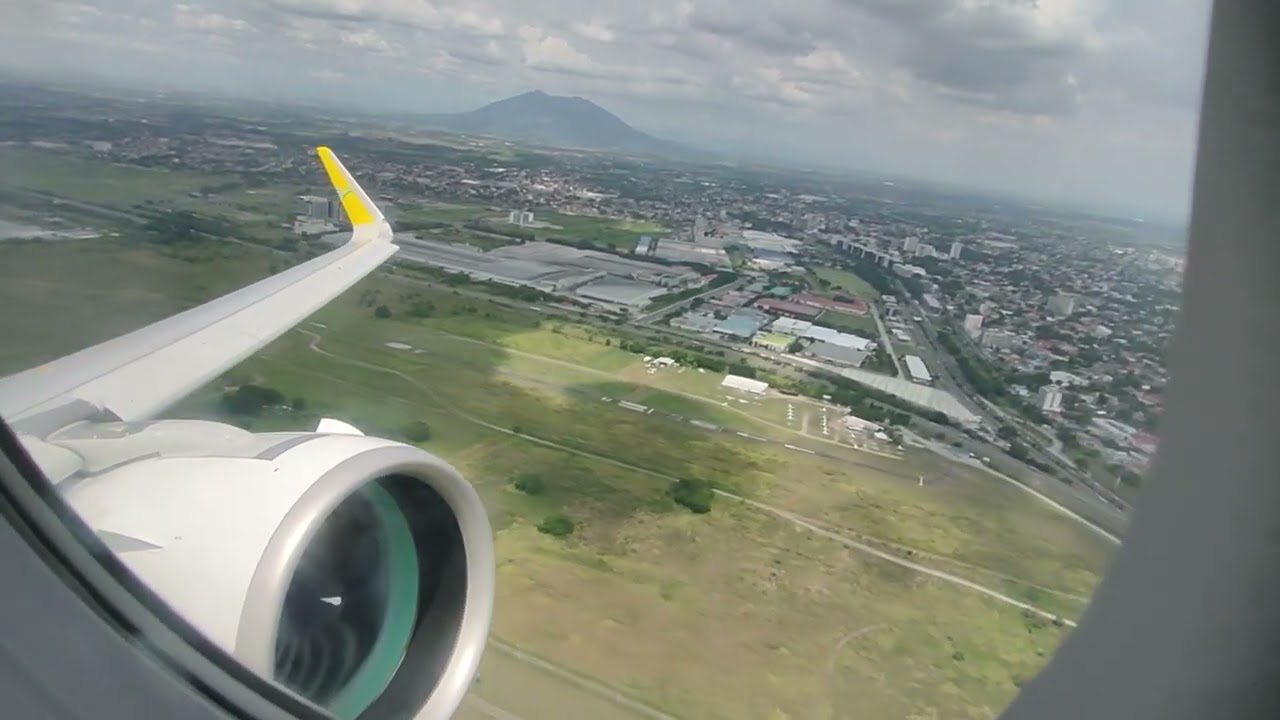 Cebu Pacific A320Neo take off from Clark International Airport