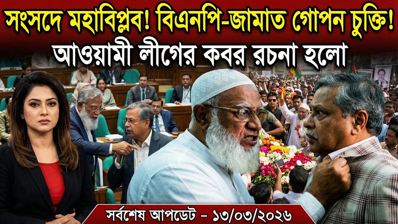 Ajker Bangla Khobor 13 Mar 2026 | Bangladesh Letest News | Top News | Today News | বর্তমান বাংলাদেশ