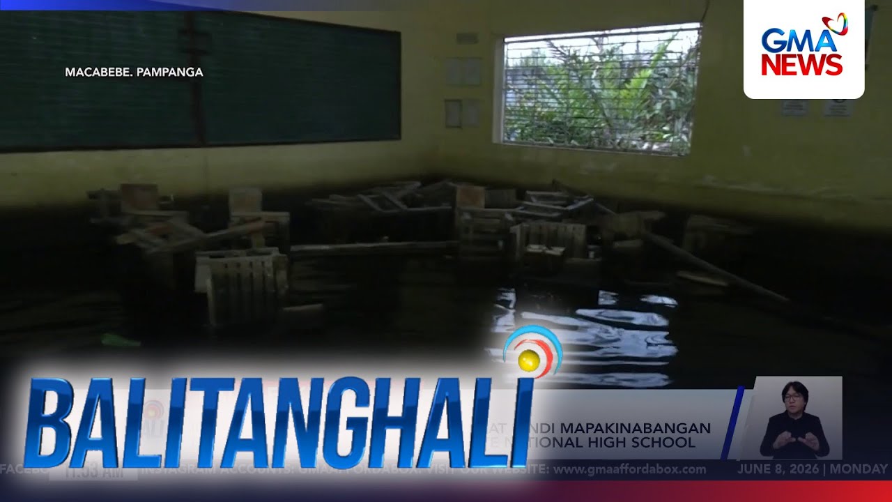 Ilang silid-aralan, lubog sa baha at hindi mapakinabangan ngayong pasukan... | Balitanghali