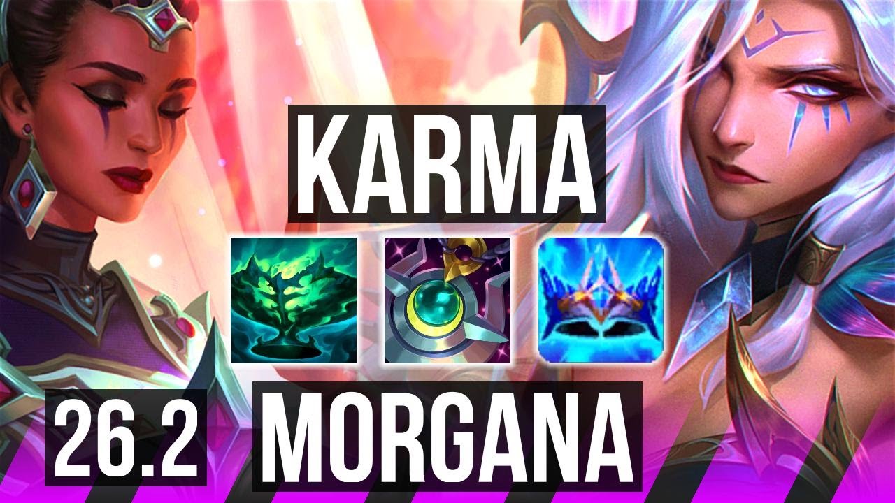 KARMA & Jinx vs MORGANA & Aphelios (SUP) | Good KDA: 5/1/25 | EUW Diamond | 26.2