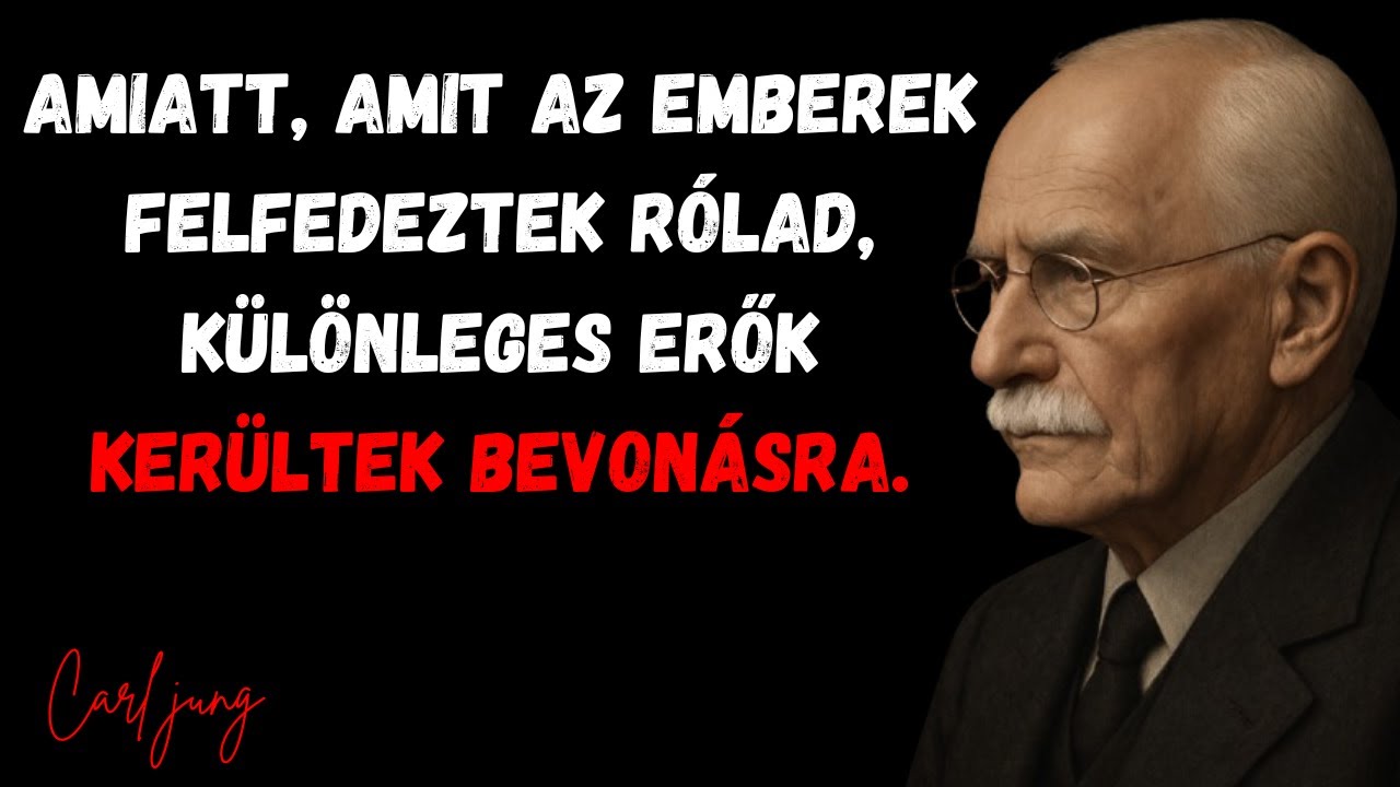 Amiatt, amit az emberek felfedeztek rólad, különleges erők kerültek bevonásra. | Carl Jung