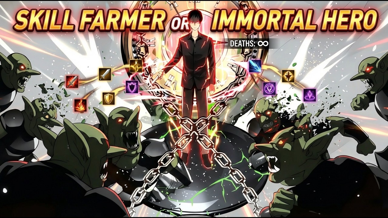 The Immortal Hero Who Farms Skills By Getting Killed Repeatedly! - Manhwa Recap