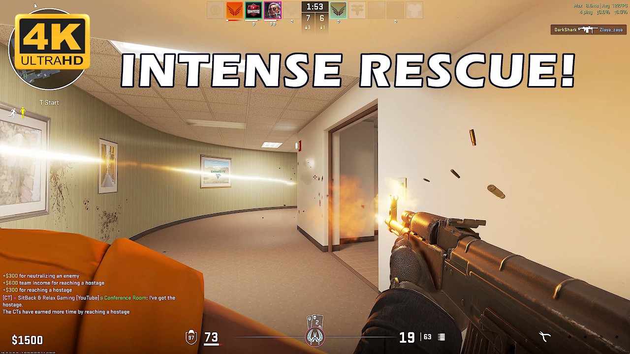 Counter Strike 2 OFFICE Ranked Gameplay 4K