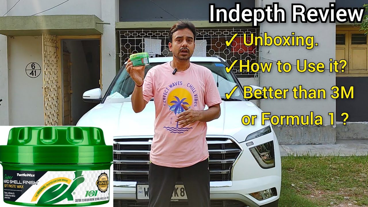 Turtle Wax Paste Wax. Unboxing, indepth Review & How to Use? Is it better than 3M or Formula One Wax
