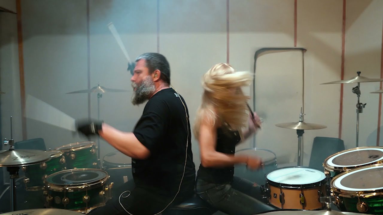 IMAGINE DRAGONS - WRECKED drum cover by Anna Oliinyk and Victor Gerchev 2021