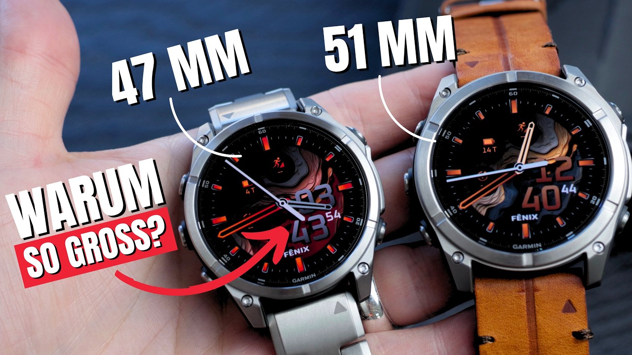 Garmin Fenix 8: WER soll die KAUFEN...? | 47mm & 51mm Hands-On